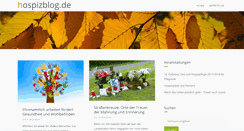 Desktop Screenshot of hospizblog.de